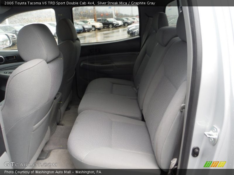 Rear Seat of 2006 Tacoma V6 TRD Sport Double Cab 4x4