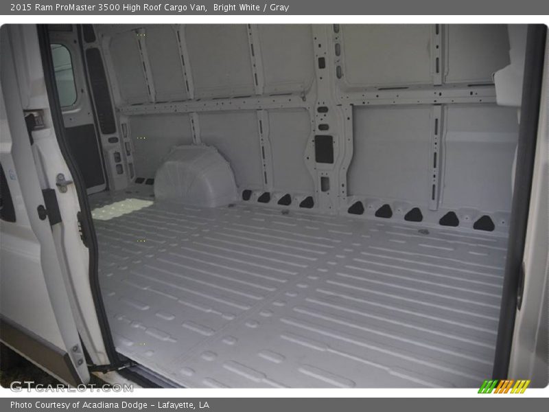 Bright White / Gray 2015 Ram ProMaster 3500 High Roof Cargo Van
