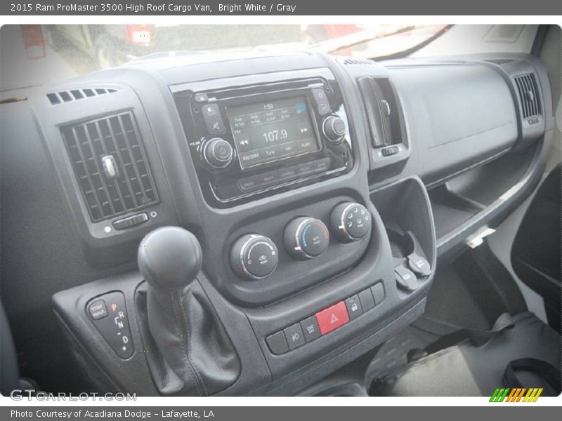 Bright White / Gray 2015 Ram ProMaster 3500 High Roof Cargo Van