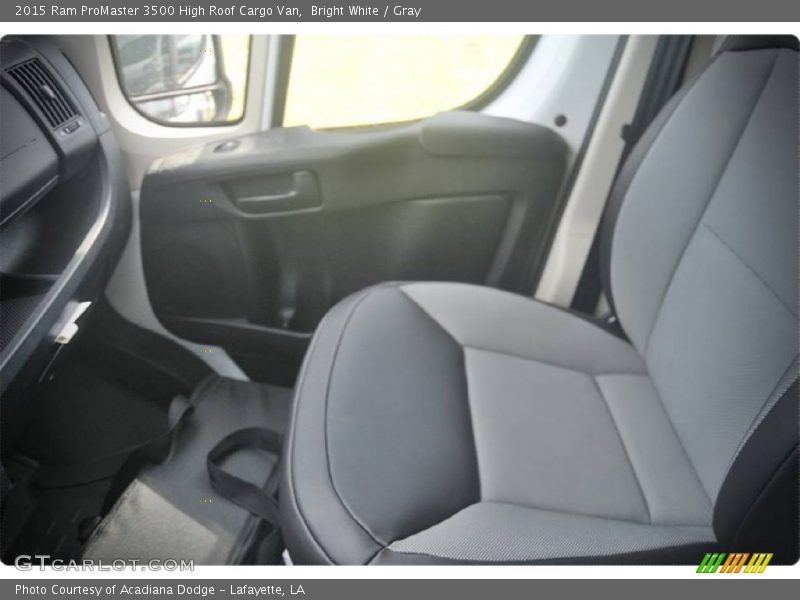Bright White / Gray 2015 Ram ProMaster 3500 High Roof Cargo Van