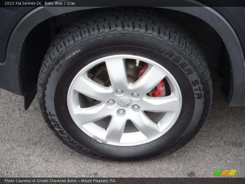 Baltic Blue / Gray 2013 Kia Sorento LX