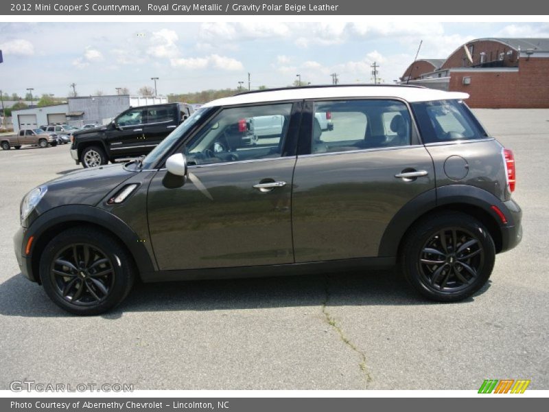 Royal Gray Metallic / Gravity Polar Beige Leather 2012 Mini Cooper S Countryman