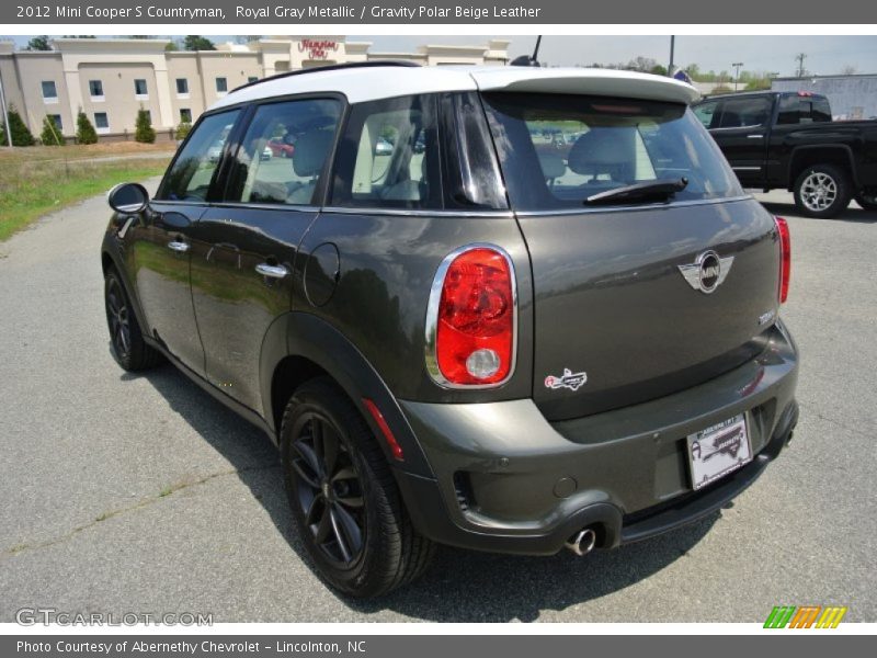 Royal Gray Metallic / Gravity Polar Beige Leather 2012 Mini Cooper S Countryman