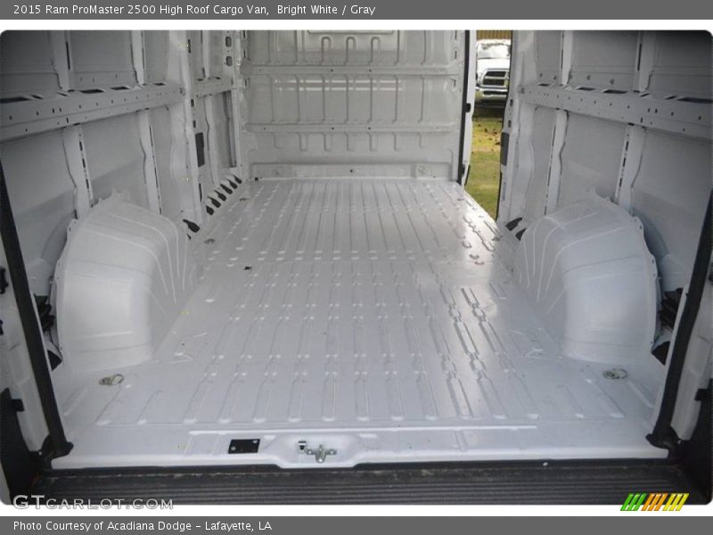 Bright White / Gray 2015 Ram ProMaster 2500 High Roof Cargo Van
