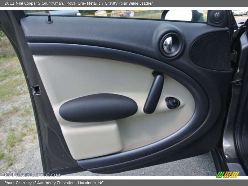 Royal Gray Metallic / Gravity Polar Beige Leather 2012 Mini Cooper S Countryman