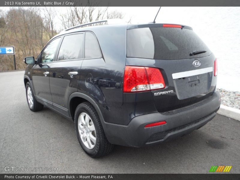 Baltic Blue / Gray 2013 Kia Sorento LX