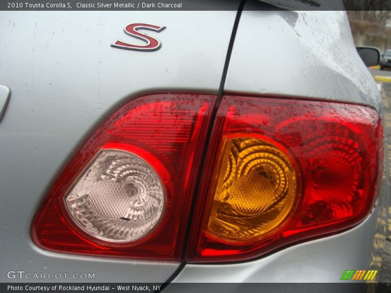 Classic Silver Metallic / Dark Charcoal 2010 Toyota Corolla S