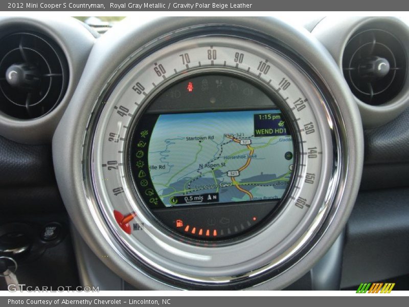 Royal Gray Metallic / Gravity Polar Beige Leather 2012 Mini Cooper S Countryman