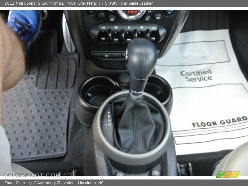 Royal Gray Metallic / Gravity Polar Beige Leather 2012 Mini Cooper S Countryman