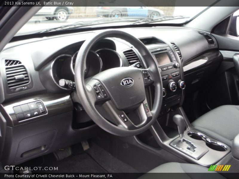 Baltic Blue / Gray 2013 Kia Sorento LX