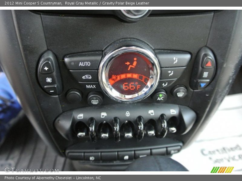 Royal Gray Metallic / Gravity Polar Beige Leather 2012 Mini Cooper S Countryman