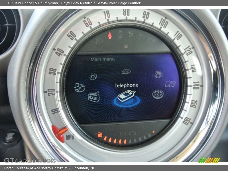 Royal Gray Metallic / Gravity Polar Beige Leather 2012 Mini Cooper S Countryman