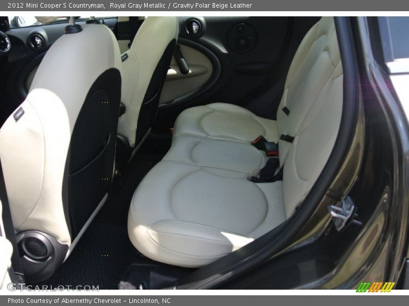 Royal Gray Metallic / Gravity Polar Beige Leather 2012 Mini Cooper S Countryman