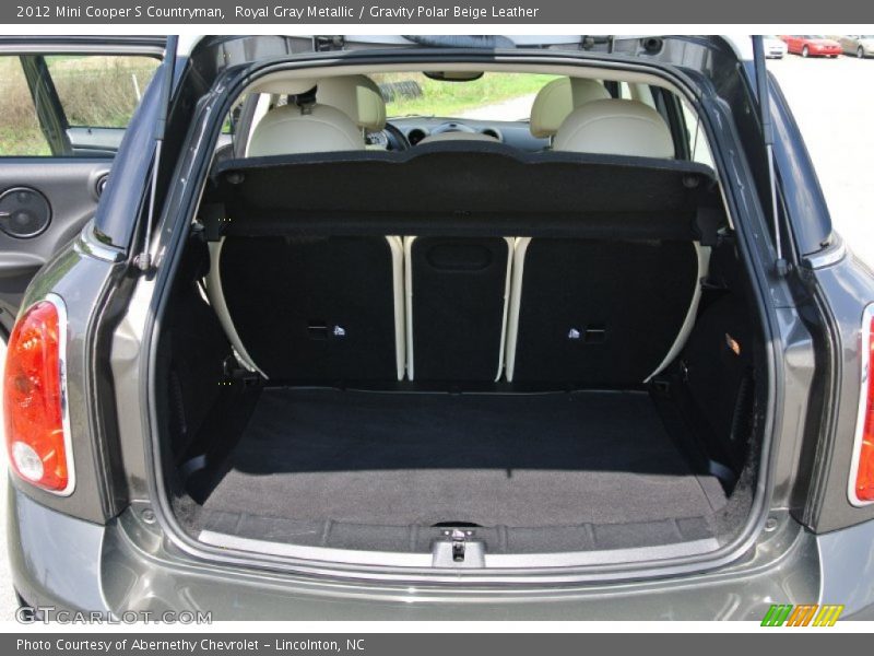 Royal Gray Metallic / Gravity Polar Beige Leather 2012 Mini Cooper S Countryman