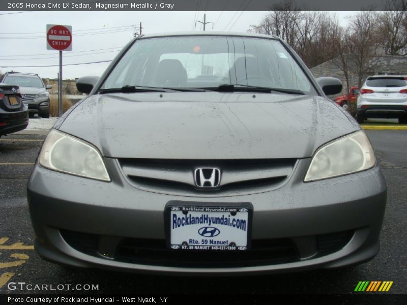 Magnesium Metallic / Gray 2005 Honda Civic LX Sedan