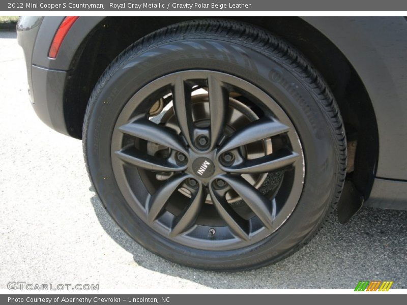 Royal Gray Metallic / Gravity Polar Beige Leather 2012 Mini Cooper S Countryman