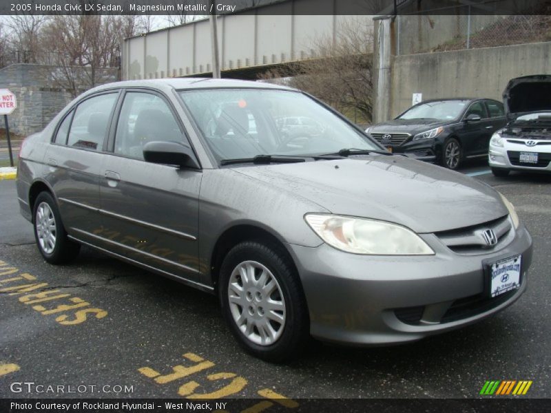 Magnesium Metallic / Gray 2005 Honda Civic LX Sedan