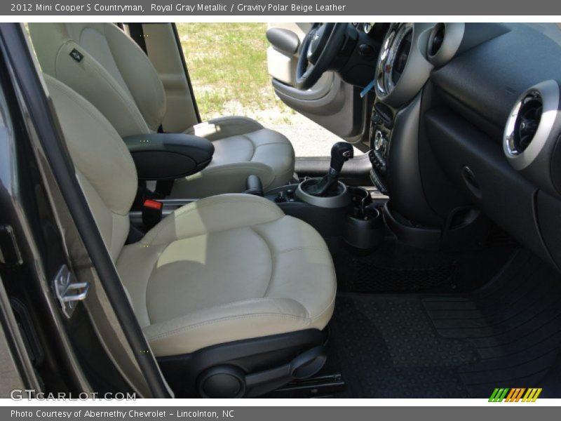 Royal Gray Metallic / Gravity Polar Beige Leather 2012 Mini Cooper S Countryman