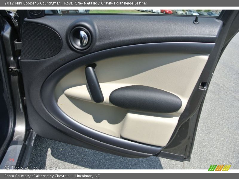 Royal Gray Metallic / Gravity Polar Beige Leather 2012 Mini Cooper S Countryman