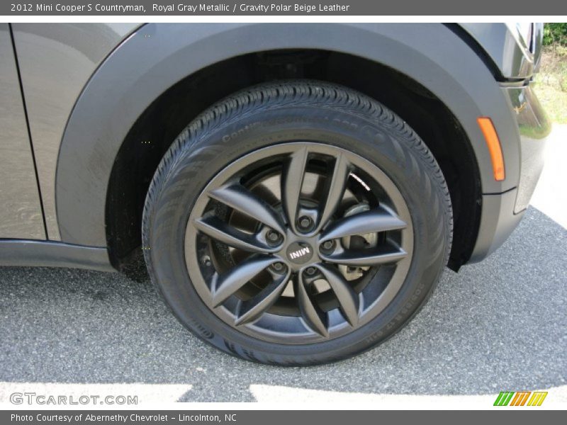 Royal Gray Metallic / Gravity Polar Beige Leather 2012 Mini Cooper S Countryman
