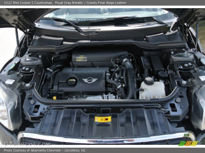 Royal Gray Metallic / Gravity Polar Beige Leather 2012 Mini Cooper S Countryman