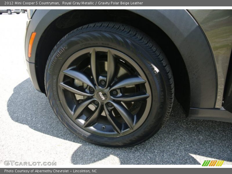 Royal Gray Metallic / Gravity Polar Beige Leather 2012 Mini Cooper S Countryman