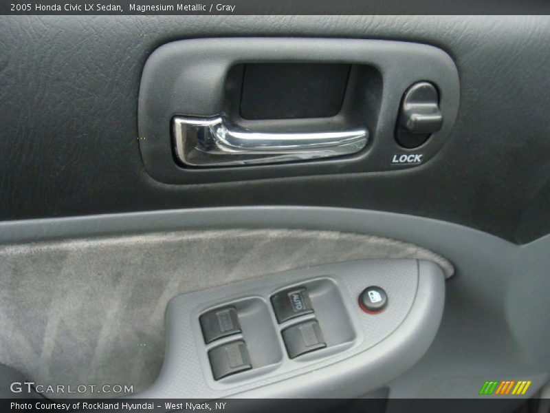 Magnesium Metallic / Gray 2005 Honda Civic LX Sedan