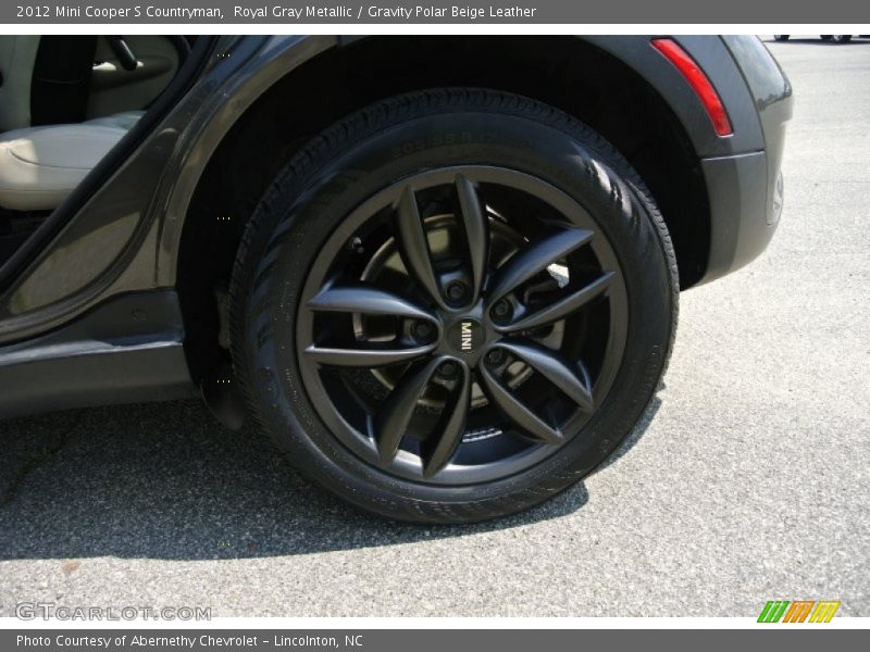 Royal Gray Metallic / Gravity Polar Beige Leather 2012 Mini Cooper S Countryman
