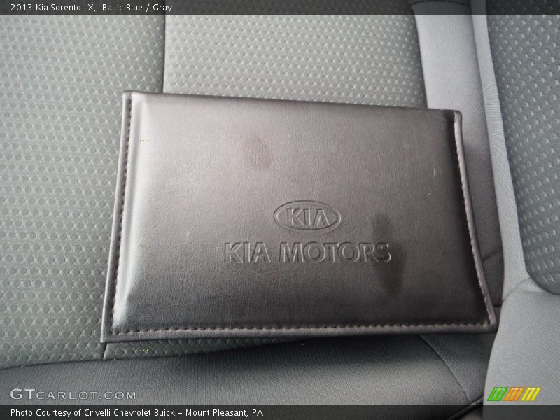 Baltic Blue / Gray 2013 Kia Sorento LX