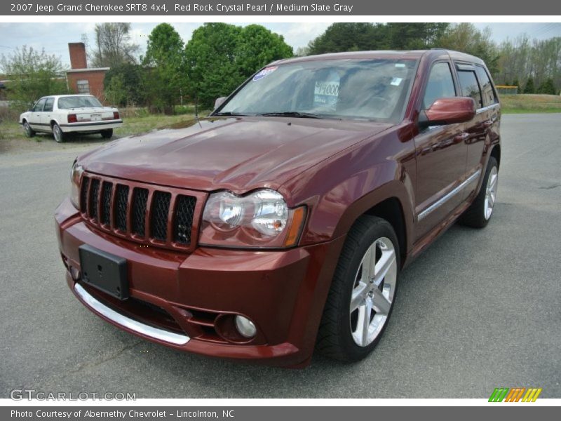 Red Rock Crystal Pearl / Medium Slate Gray 2007 Jeep Grand Cherokee SRT8 4x4