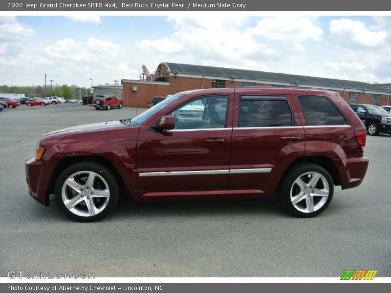 Red Rock Crystal Pearl / Medium Slate Gray 2007 Jeep Grand Cherokee SRT8 4x4