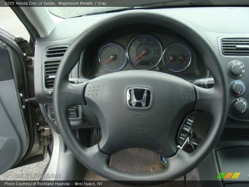 Magnesium Metallic / Gray 2005 Honda Civic LX Sedan