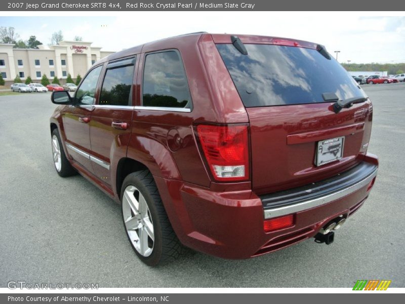 Red Rock Crystal Pearl / Medium Slate Gray 2007 Jeep Grand Cherokee SRT8 4x4