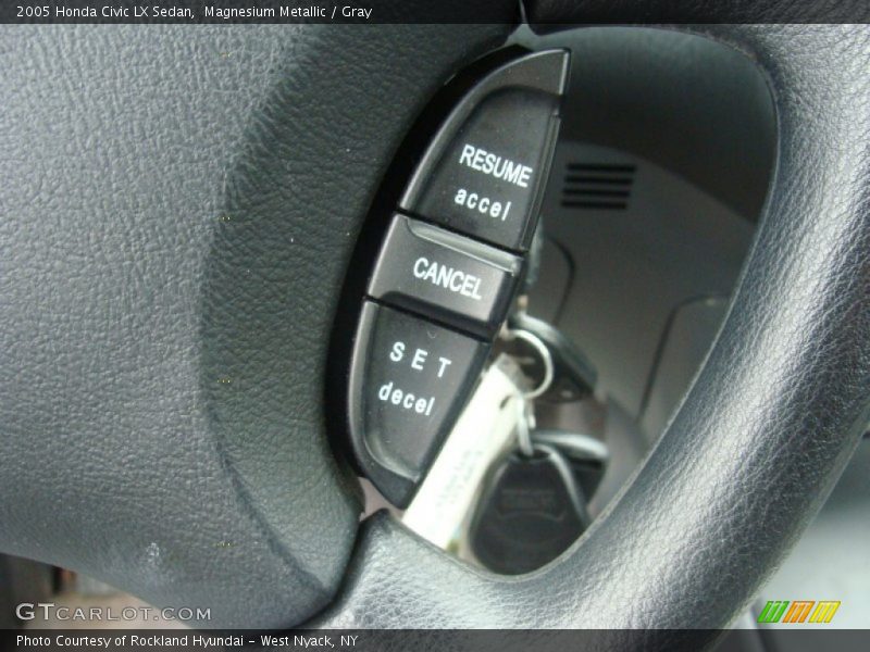 Magnesium Metallic / Gray 2005 Honda Civic LX Sedan