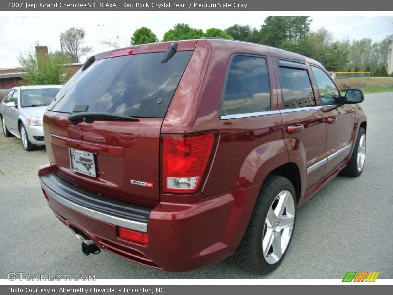 Red Rock Crystal Pearl / Medium Slate Gray 2007 Jeep Grand Cherokee SRT8 4x4