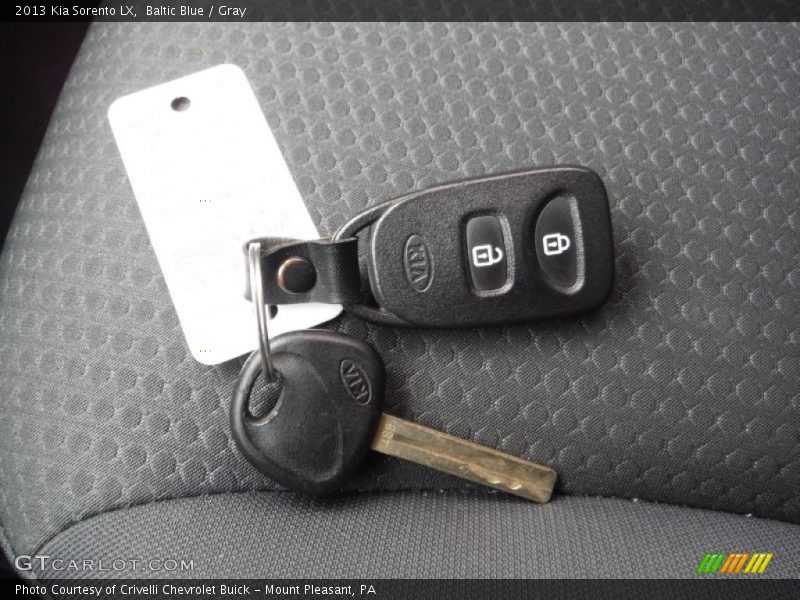 Baltic Blue / Gray 2013 Kia Sorento LX