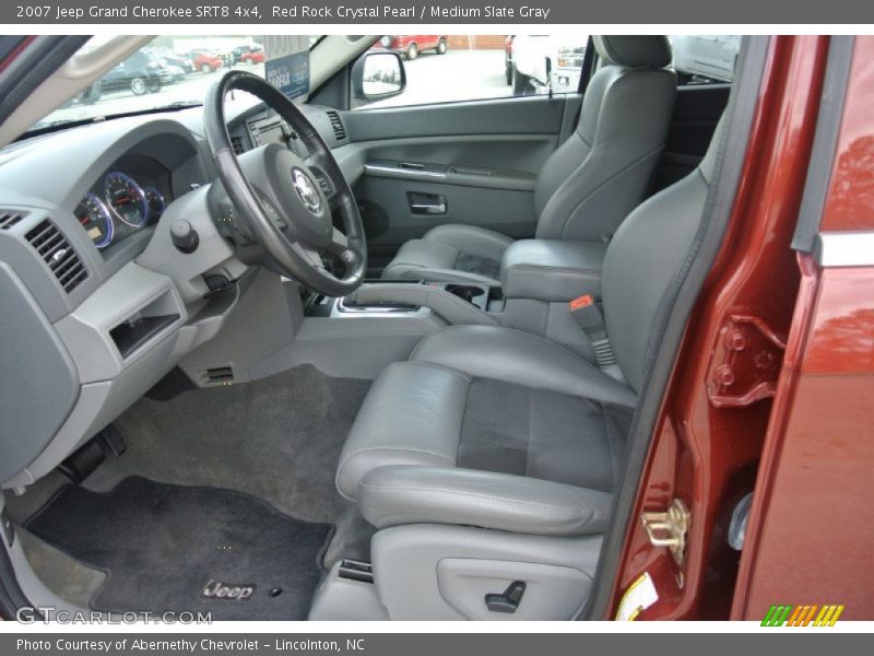 Red Rock Crystal Pearl / Medium Slate Gray 2007 Jeep Grand Cherokee SRT8 4x4