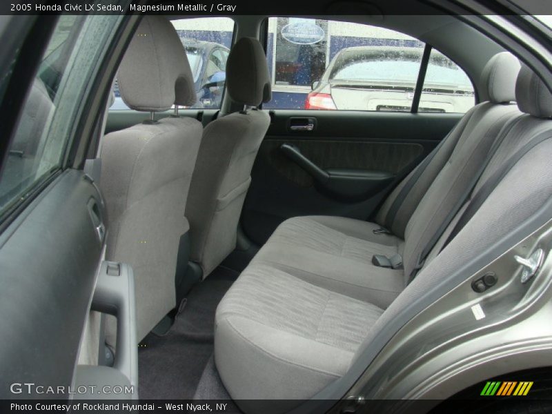 Magnesium Metallic / Gray 2005 Honda Civic LX Sedan