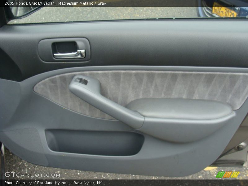 Magnesium Metallic / Gray 2005 Honda Civic LX Sedan