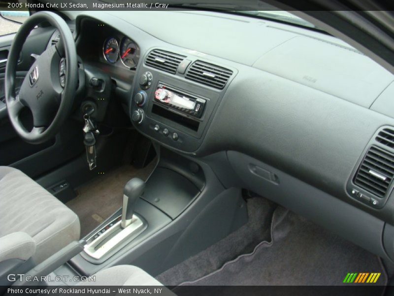 Magnesium Metallic / Gray 2005 Honda Civic LX Sedan