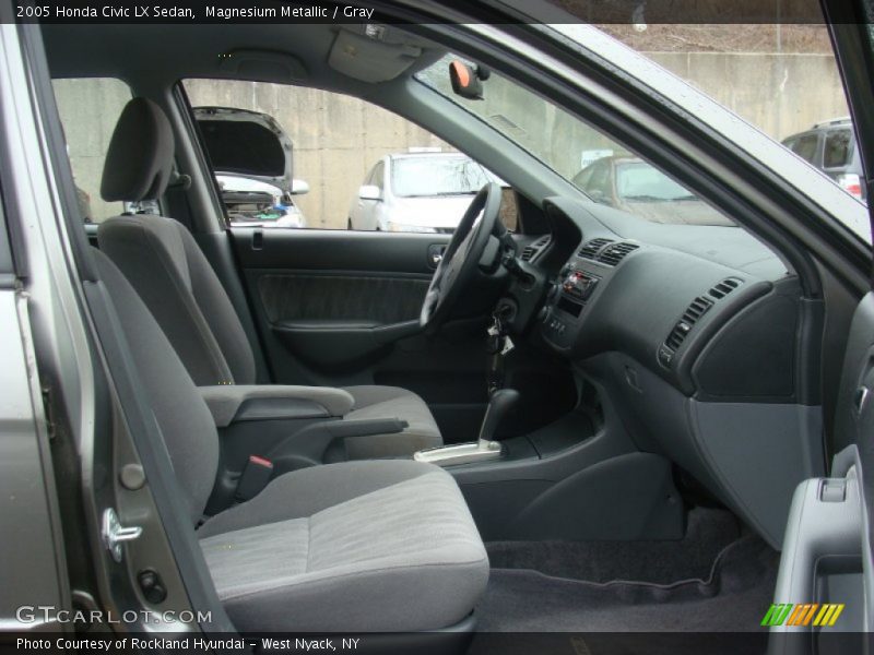Magnesium Metallic / Gray 2005 Honda Civic LX Sedan