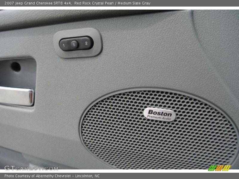 Red Rock Crystal Pearl / Medium Slate Gray 2007 Jeep Grand Cherokee SRT8 4x4
