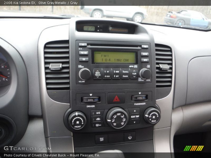 Olive Gray Metallic / Gray 2008 Kia Sedona EX