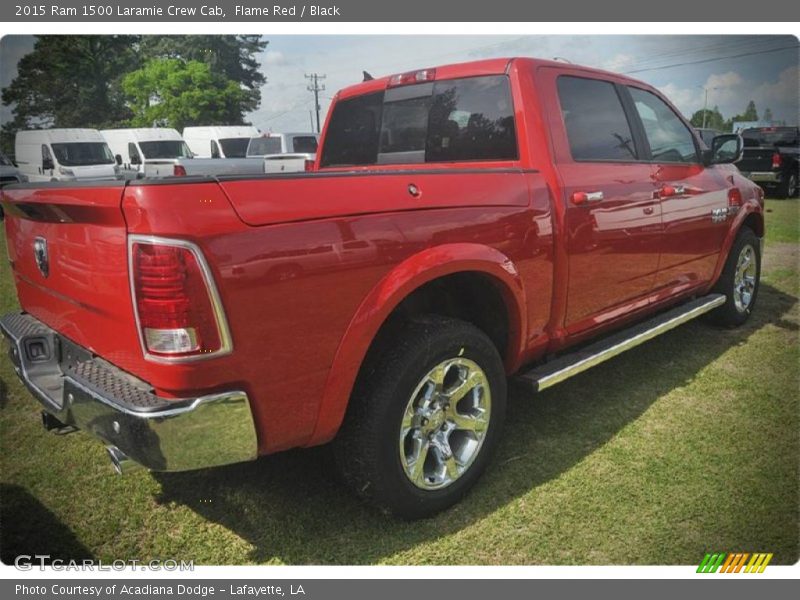 Flame Red / Black 2015 Ram 1500 Laramie Crew Cab