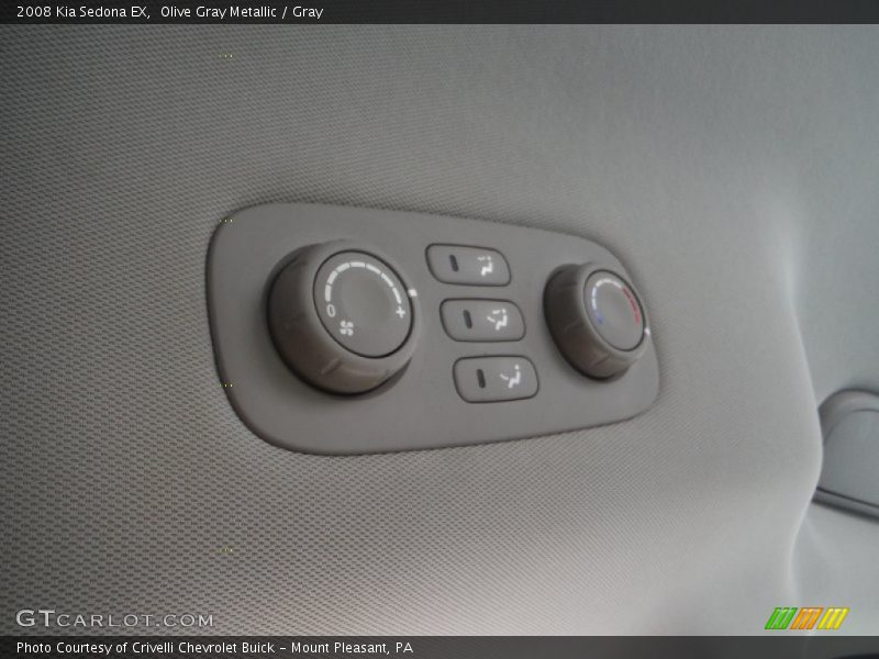 Olive Gray Metallic / Gray 2008 Kia Sedona EX