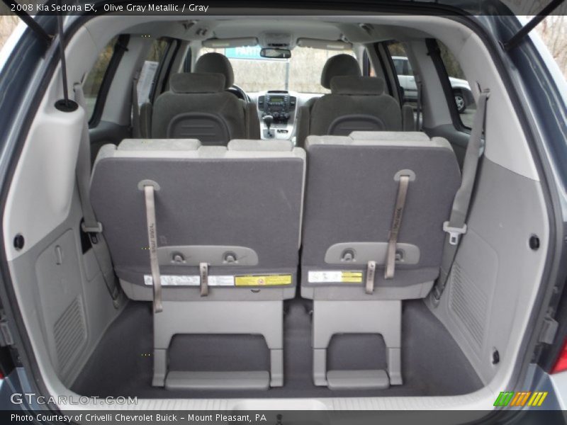 Olive Gray Metallic / Gray 2008 Kia Sedona EX