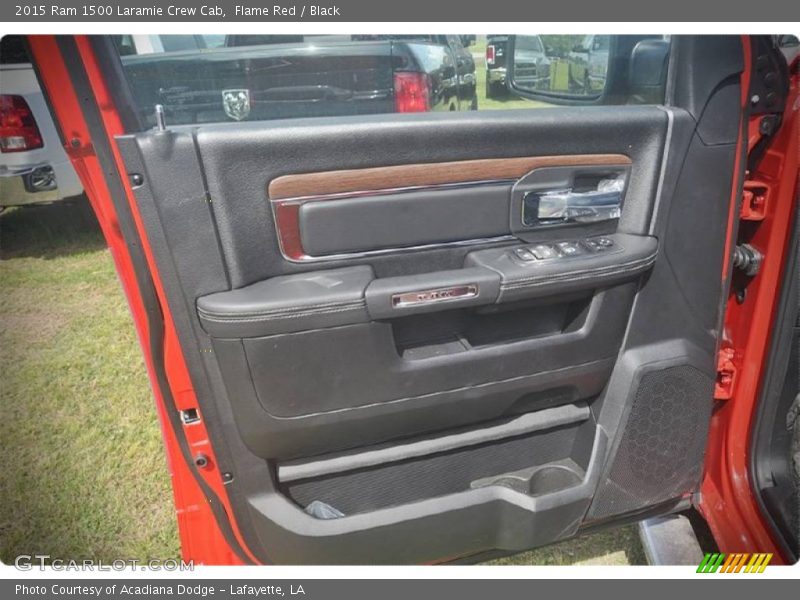 Flame Red / Black 2015 Ram 1500 Laramie Crew Cab