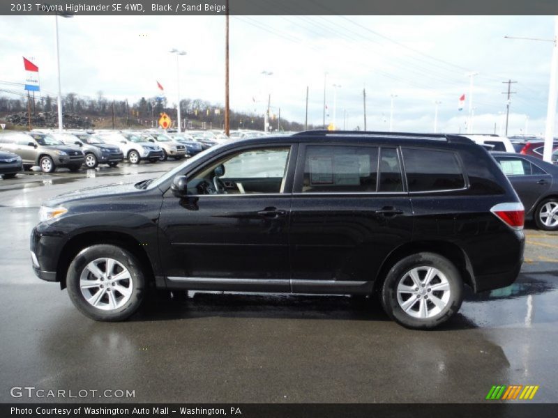 Black / Sand Beige 2013 Toyota Highlander SE 4WD