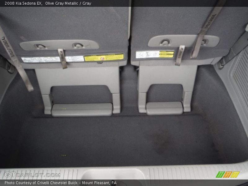Olive Gray Metallic / Gray 2008 Kia Sedona EX