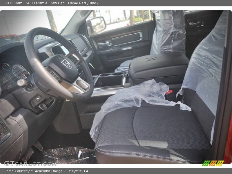 Flame Red / Black 2015 Ram 1500 Laramie Crew Cab
